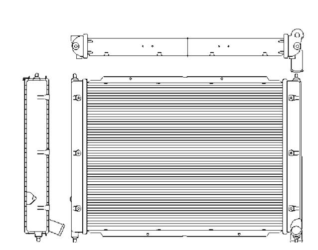 VW Radiator 068121253E - Behr Premium 376713631